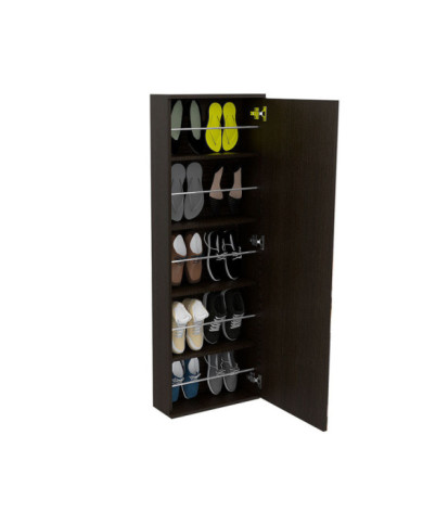 Zapatero Frisia, Wengue, con Amplio Espacio de Almacenamiento Incluye Espejo