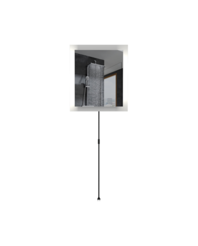 Espejo de Baño Salomón, Blanco, Ideal Para Espacios Reducidos