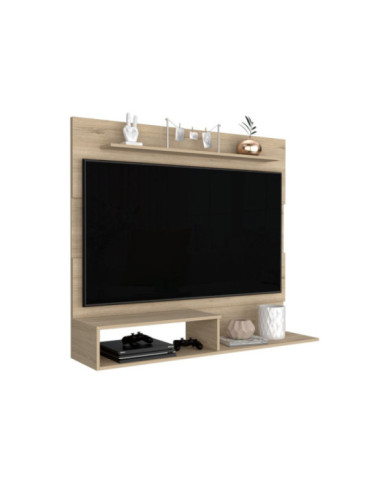 Panel de Tv Ascher, Beige, con Espacio Para Televisor de Hasta 55 Pulgadas  ZF