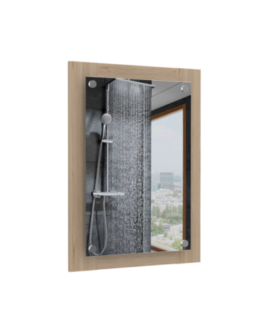 Espejo de Baño Picasso, Beige, Ideal Para Espacios Reducidos