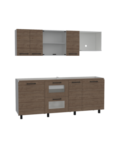 Cocina Integral  Karlot, Miel y Blanco, no incluye mesón