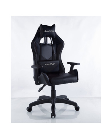 Silla Gamer X-71, Wengue, con Cómodo Espaldar y Rodachines