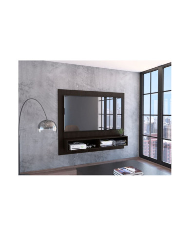 Panel de Tv Joel, Wengue, con Espacio Para Televisor de Hasta 55 Pulgadas