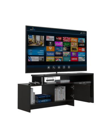 Mesa para TV Eva, Wengue, con capacidad para TV de 49 pulgadas